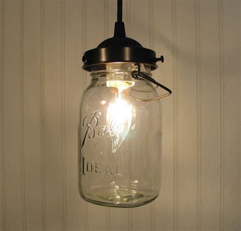 Vintage Canning Jar Pendant Light By Lampgoods On Etsy