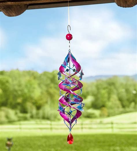 Hang This Butterfly Helix Spinner From A Deck Or Porch And Watch The