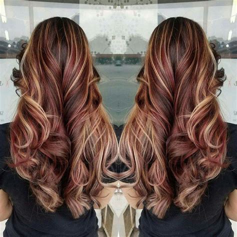 30 Burgundy And Blonde Highlights Fashion Style