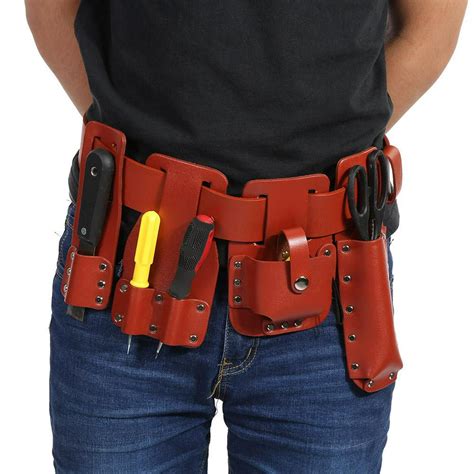 Lv Life 5in1 Leather Tool Belt Pouch Scaffolding Tool With Tool Holder
