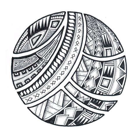 Samoan Circle 2 Polynesian Tattoo Designs Marquesan Tattoos Maori