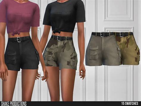 590 Cargo Shorts By Shakeproductions At Tsr Sims 4 Updates