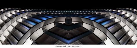 Reworked Photo Shiny Metal Grid Structure Stock Photo 552305977