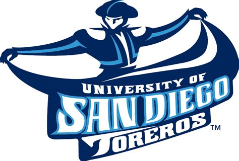 San Diego Toreros Primary Logo 2005 Matador In Dressed In Blue Over