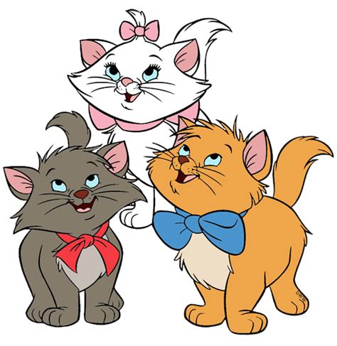 Retired madame adelaide bonfamille enjoys the good life in her paris villa with even classier cat duchess and three kittens: The Aristocats Clip Art | Disney Clip Art Galore