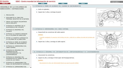 Manual De Taller Toyota Fortuner Hilux Sw4 2010 EspaÑol Incluye