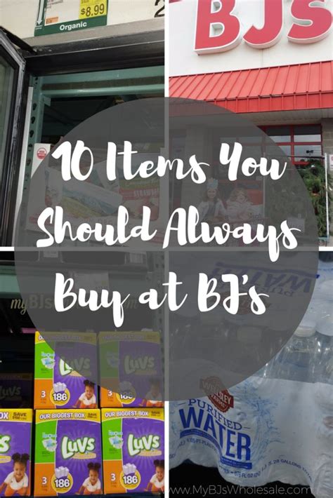 10 Must Buy Items At Bjs Wholesale Club