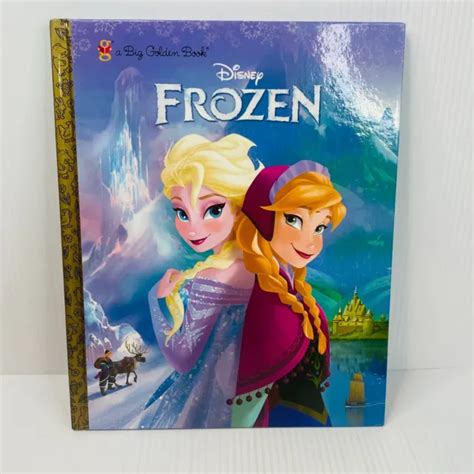 DISNEY S FROZEN BIG Golden Book Hardcover Elsa Anna Olaf Princess PicClick