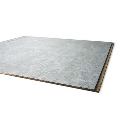 A Large Gray Rug On Top Of A White Floor