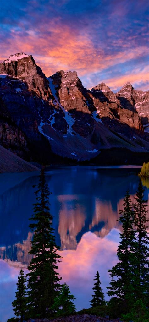 Moraine Lake Wallpaper 4k Banff National Park Valley Of The Ten Peaks