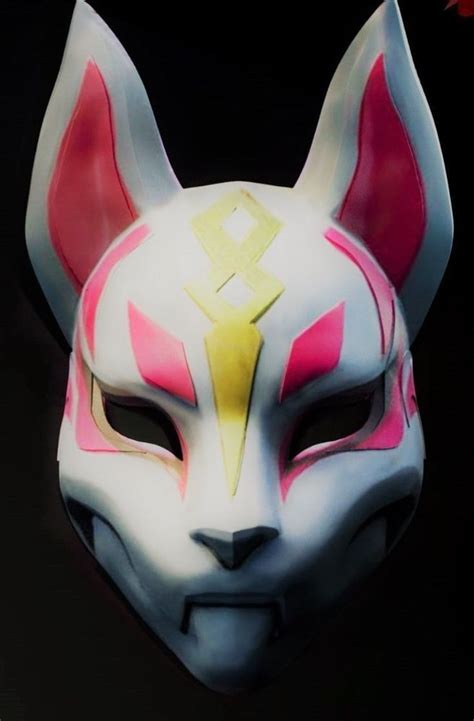 Fortnite Fox Drift Mask For Halloween Costume Mask Full Máscaras