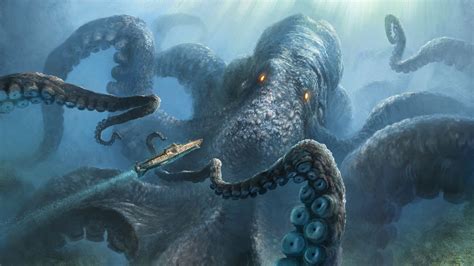 Kraken Mythological Creatures Fantasy Creatures Mythical Creatures