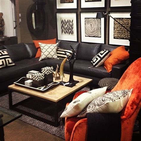 20 Catchy Living Room Designs Ideas With Bold Black Furniture