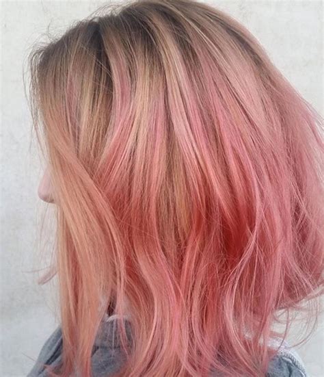 rose gold hair inspiration the colour of the season wild hair color hair color rose gold pink