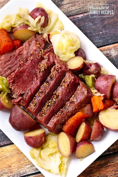 Our instant pot version is the absolute fastest way to cook this classic dish. Instant Pot Corned Beef and Cabbage - Favorite Family Recipes