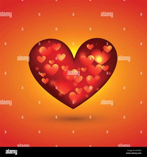 Vector Beautiful Heart Illustration Stock Vector Image And Art Alamy