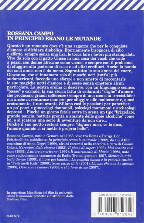 Privilegio Palude Impedire In Principio Erano Le Mutande Libro Tendono Gladys Avviso