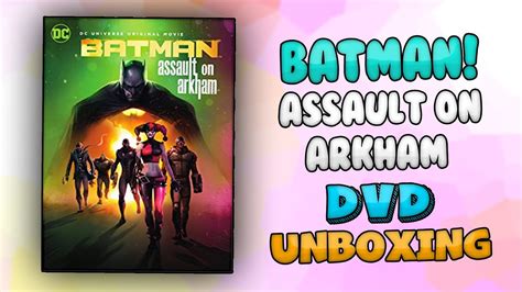 Batman Assault On Arkham Dvd Unboxing Youtube