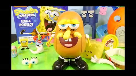 Spongebob Squarepants Play Doh Mr Potato Head Playset Spudbob Builder