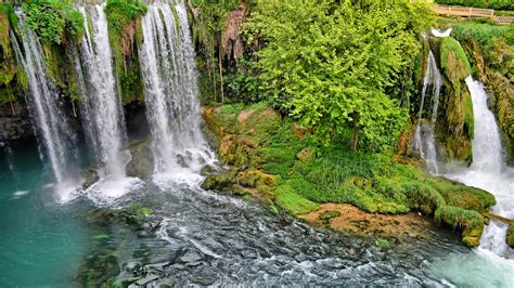 Duden Waterfall Antalya Turkey Desktop Hd Wallpaper