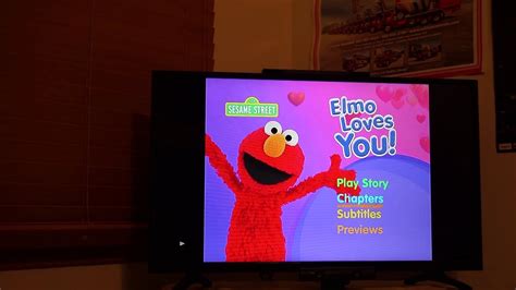 Dvd Menu Walkthrough Of Sesame Streets Elmo Loves You Dvd Youtube