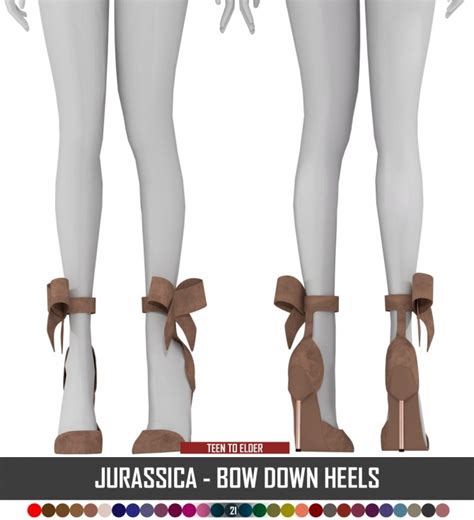 Jurassica Shoes Pack Ts3 To Ts4 Slider By Thiago Mitchell At