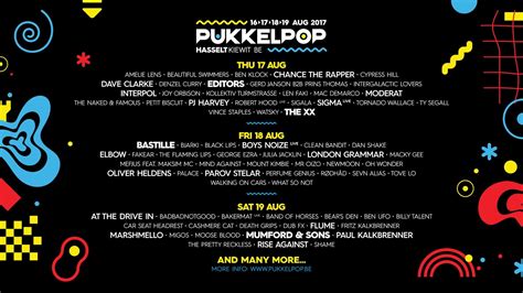 Voor hen die op camping b vertoeven tijdens pukkelpop 2014. Pukkelpop 2017 - Tickets, line-up, timetable & info