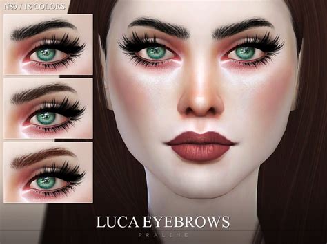 The Sims Resource Luca Eyebrows N89
