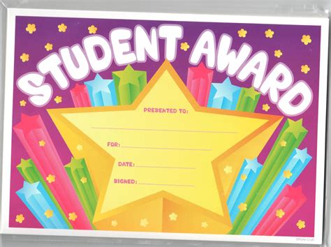 25 Colourful Student Awards Certificates Student Awards Free T