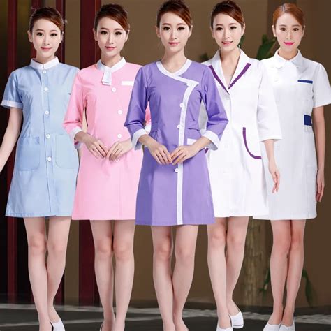 Buy 17 Designs Beautician Work Clothes Female Spring