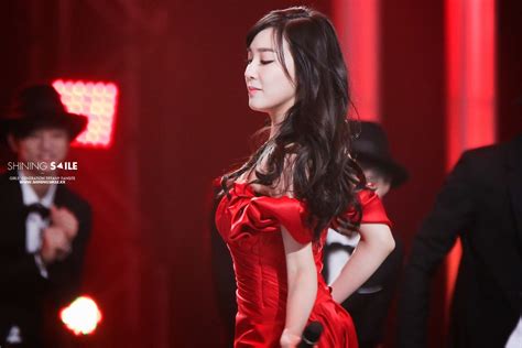 Girls Generation Tiffany Stuns Fans With Sexy Red Dress At Performance — Koreaboo