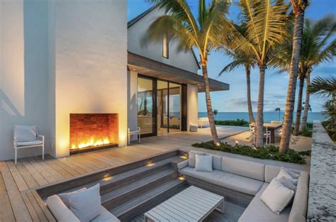 Love The Sunken Seating Area Outdoor Remodel Sunken Patio Beach