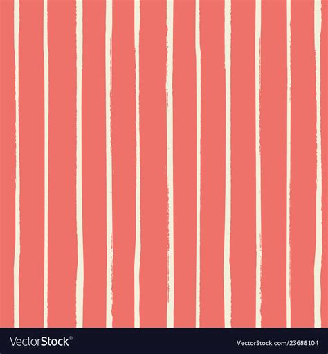 White Hand Painted Vertical Grunge Stripes Vector Image