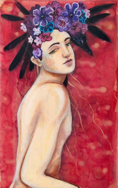 Violet Dionysus Painting By Matt Pipes Saatchi Art