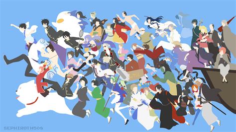 Gintama Minimalist Wallpaper 4k Animewallpaper