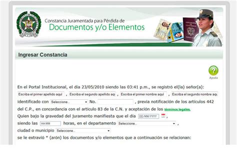 Constancia De Documentos Extraviados Mayhm