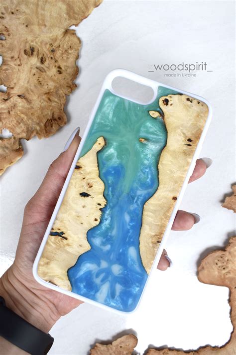 Iphone Xr Epoxy Resin Wood Casewood Carved Caseepoxy Etsy Wooden