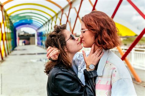Lesbian Couple By Stocksy Contributor Marco Govel Stocksy