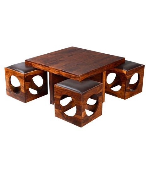 See over 298 coffee table images on danbooru. Ethnic India Art Coffee Table With Stool in Square Shape ...
