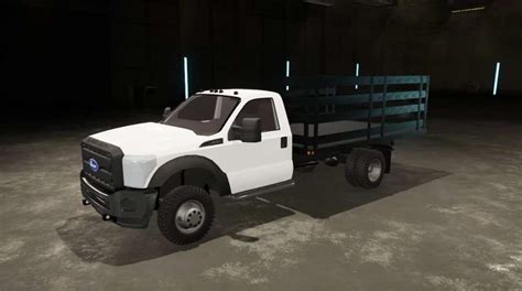 Ford F550 Stake Body Truck V1 4 Farming Simulator 19 17 15 Mod