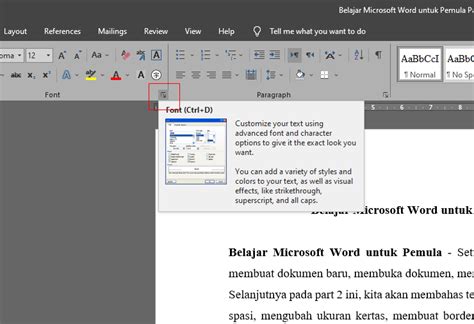 √ Belajar Microsoft Word Lengkap Untuk Pemula Gambar Vrogue