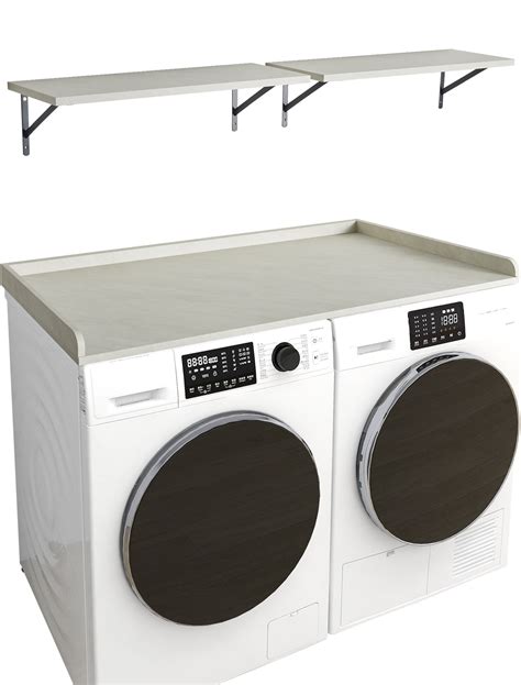 Washer Dryer Countertop And Shelves Set Melamine Countertop With Edge