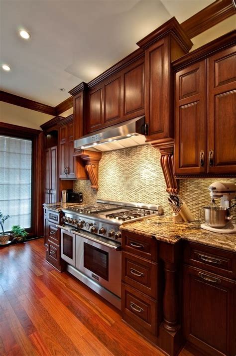 Traditional Cherry Kitchen Classic And Elegant My Dream Kitchen Cherry Cabinets Kitchen