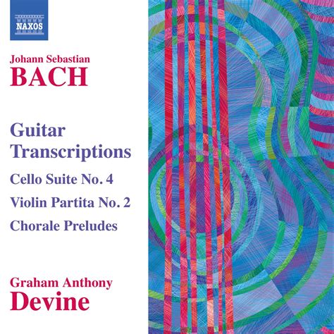 ‎bach Transcriptions And Arrangements For Guitar By Graham Anthony