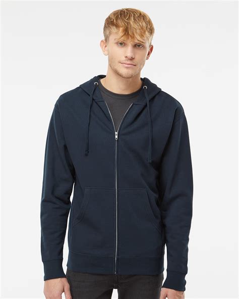 Independent Trading Co Ss4500z Midweight Full Zip Hooded Sweatshirt