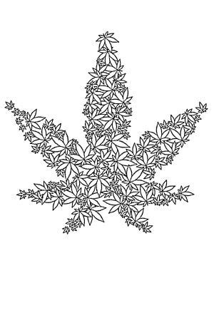 Free Printable Weed Coloring Pages Sheets And Pictures For Adults And