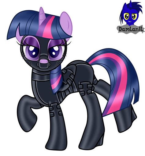 2396807 Safe Artistdamlanil Twilight Sparkle Alicorn Pony G4 Bodysuit Bondage