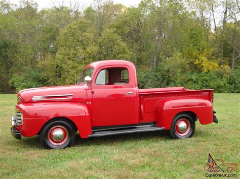1950 Ford Pickup F1 Restored Red