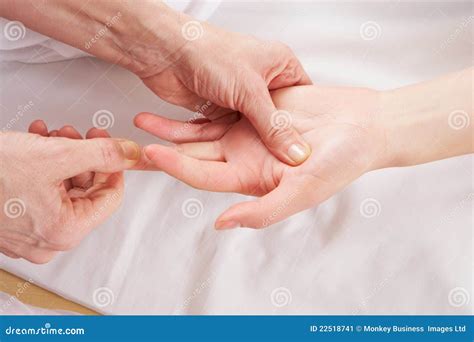 Detail Hand Reflexology Massage Stock Image Image Of Hand Alternative 22518741