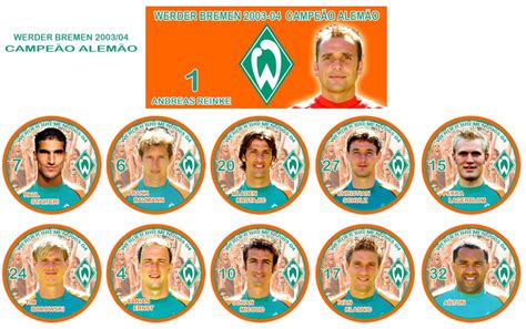 Please remain civil and excellent to each other. Tribuna do Botão: Werder Bremen 2003/04 - Campeão Alemão